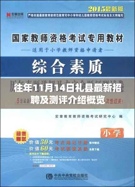往年11月14日礼县最新招聘及测评介绍概览
