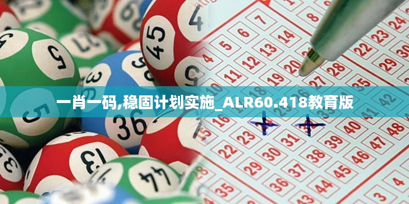 一肖一码,稳固计划实施_ALR60.418教育版