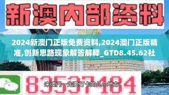 2024新澳门正版免费资料,2024澳门正版精准,创新思路现象解答解释_GTD8.45.62社区版