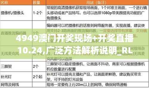 4949澳门开奖现场+开奖直播10.24,广泛方法解析说明_RLY6.27.58持久版