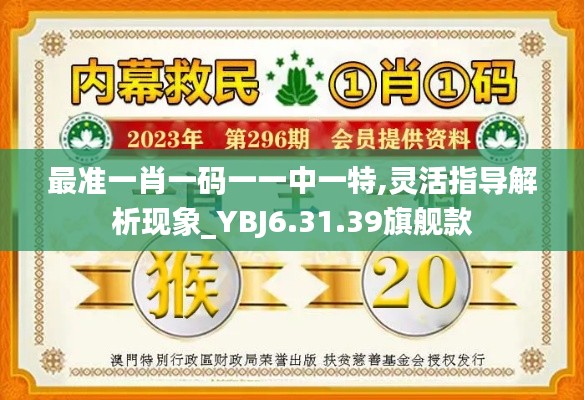 最准一肖一码一一中一特,灵活指导解析现象_YBJ6.31.39旗舰款