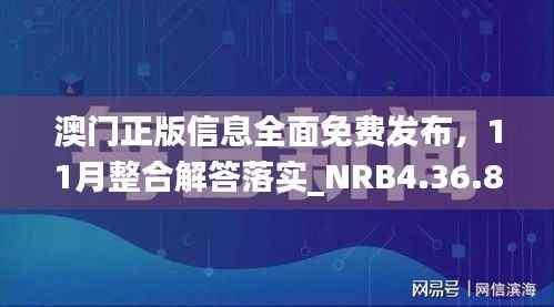 澳门正版信息全面免费发布,11月整合解答落实_NRB4.36.87复古版