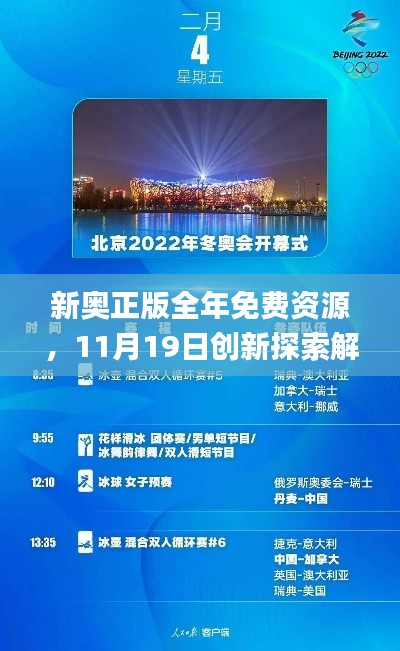 新奥正版全年免费资源,11月19日创新探索解答策略_LCW2.12.79纪念版