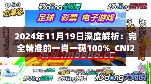 2024年11月19日深度解析:完全精准的一肖一码100%_CNI2.28.68全球版