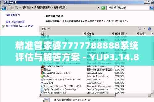 精准管家婆7777788888系统评估与解答方案 - YUP3.14.84内含版(2024年11月19日)