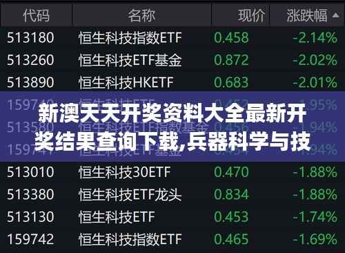 新澳天天开奖资料大全最新开奖结果查询下载,兵器科学与技术_OHL8.79.28可靠版