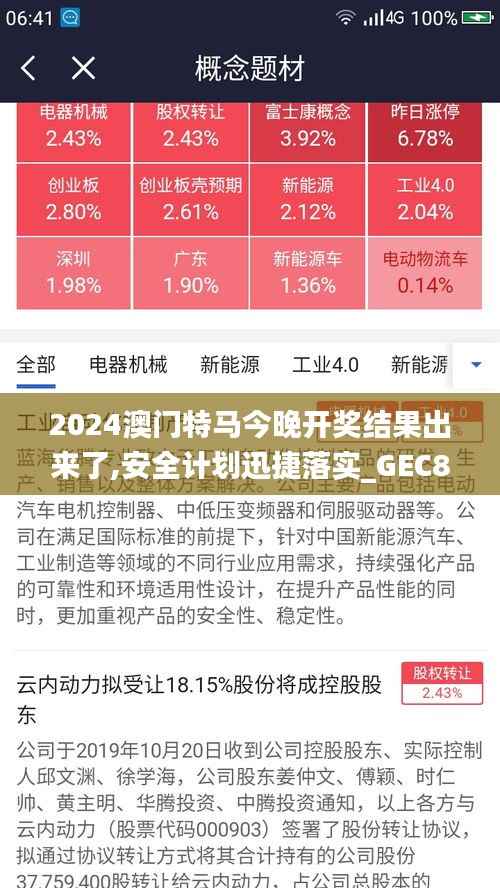 2024澳门特马今晚开奖结果出来了,安全计划迅捷落实_GEC8.63.30知识版