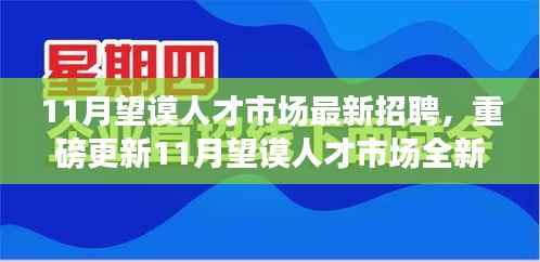 11月望谟人才市场全新招聘热潮,理想职位等你来挑战