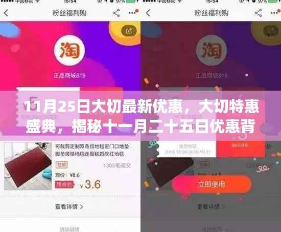 11月25日大切最新优惠,大切特惠盛典,揭秘十一月二十五日优惠背后的故事与影响