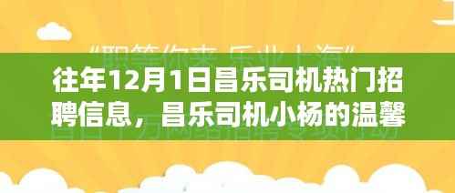 往年12月1日昌乐司机热门招聘信息,昌乐司机小杨的温馨求职日与友情魔法