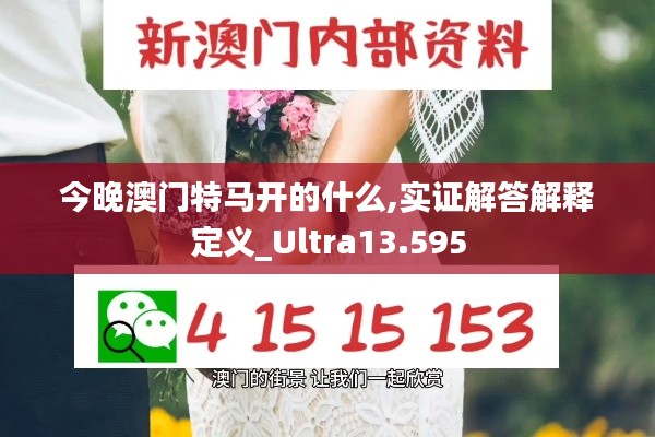 今晚澳门特马开的什么,实证解答解释定义_Ultra13.595