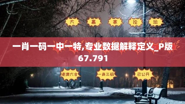 一肖一码一中一特,专业数据解释定义_P版67.791