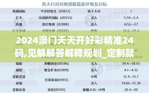 2024澳门天天开好彩精准24码,见解解答解释规划_定制款83.966