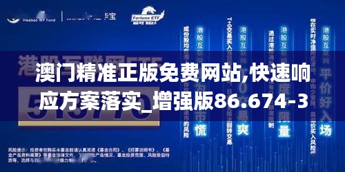 澳门精准正版免费网站,快速响应方案落实_增强版86.674-3