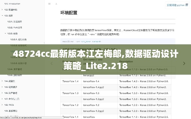 48724cc最新版本江左梅郎,数据驱动设计策略_Lite2.218