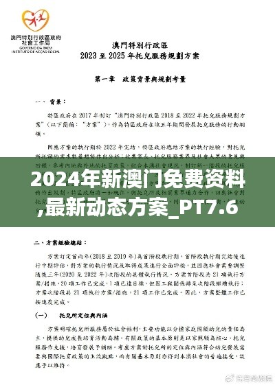 2024年新澳门免费资料,最新动态方案_PT7.617