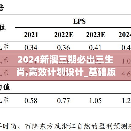 2024新澳三期必出三生肖,高效计划设计_基础版10.708