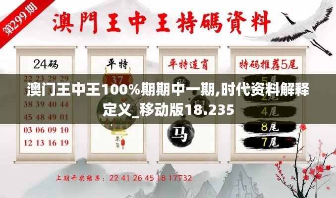 澳门王中王100%期期中一期,时代资料解释定义_移动版18.235