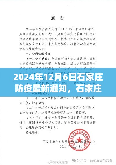 石家庄日常防疫新篇章，温馨故事与最新通知