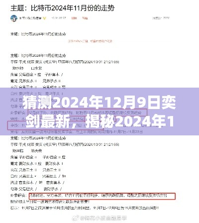 揭秘未来，奕剑最新动态深度解析与前瞻——2024年12月9日展望