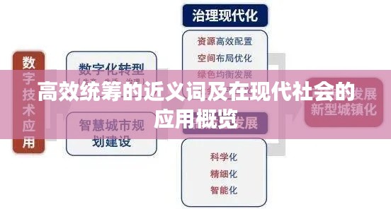 高效统筹的近义词及在现代社会的应用概览