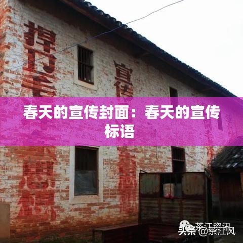 春天的宣传封面：春天的宣传标语 