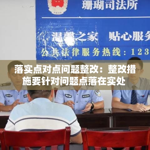 落实点对点问题整改：整改措施要针对问题点落在实处 