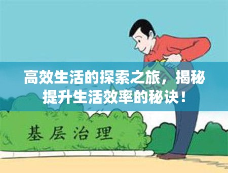 高效生活的探索之旅，揭秘提升生活效率的秘诀！