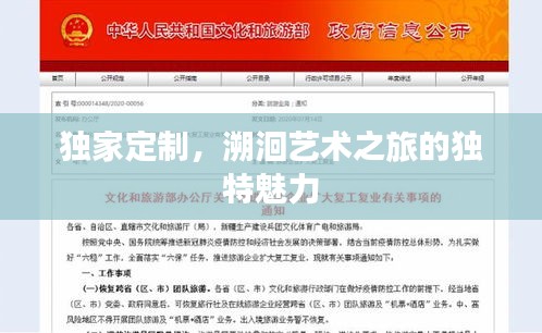 独家定制，溯洄艺术之旅的独特魅力