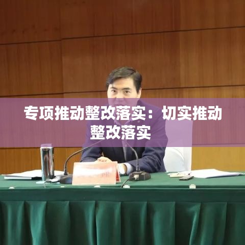 专项推动整改落实：切实推动整改落实 