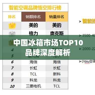 中国冰箱市场TOP10品牌深度解析