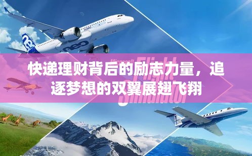 快递理财背后的励志力量，追逐梦想的双翼展翅飞翔