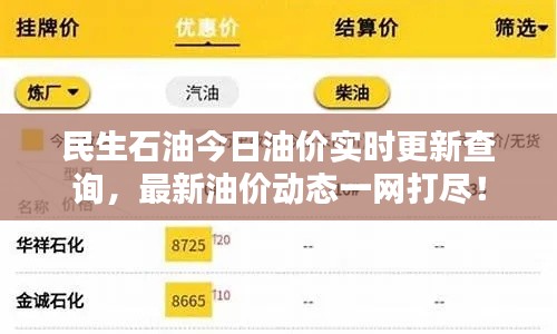民生石油今日油价实时更新查询,最新油价动态一网打尽!