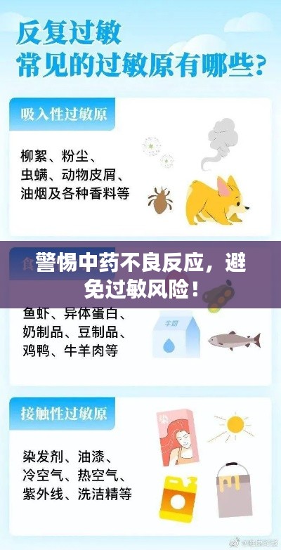 警惕中药不良反应，避免过敏风险！
