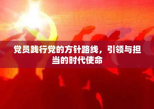 党员践行党的方针路线,引领与担当的时代使命