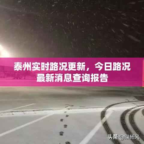 泰州实时路况更新,今日路况最新消息查询报告