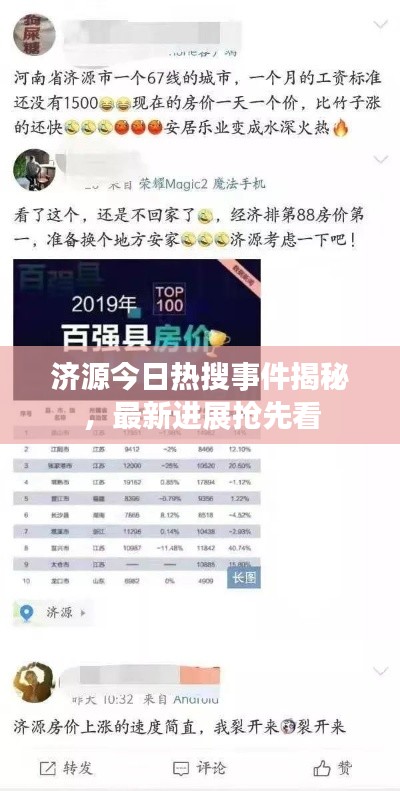 济源今日热搜事件揭秘,最新进展抢先看
