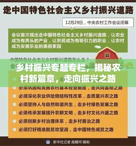 乡村振兴专题专栏，揭秘农村新篇章，走向振兴之路