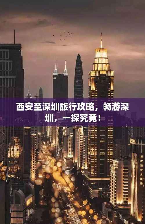 西安至深圳旅行攻略,畅游深圳,一探究竟!