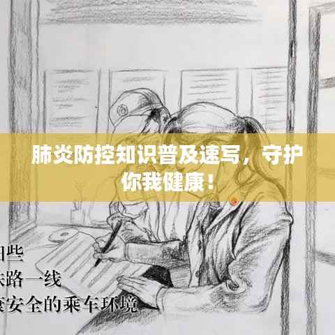 肺炎防控知识普及速写,守护你我健康!