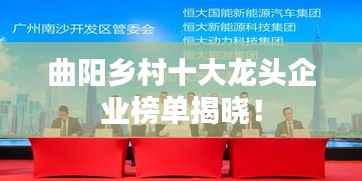 曲阳乡村十大龙头企业榜单揭晓!