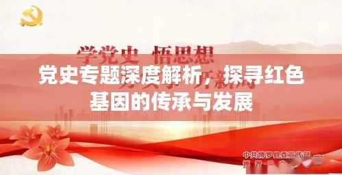 党史专题深度解析,探寻红色基因的传承与发展
