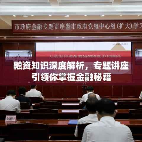 融资知识深度解析,专题讲座引领你掌握金融秘籍
