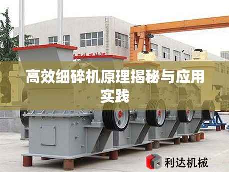 高效细碎机原理揭秘与应用实践