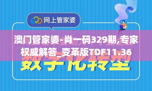 澳门管家婆-肖一码329期,专家权威解答_变革版TDF11.36