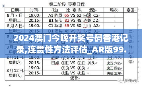 2024澳门今晚开奖号码香港记录,连贯性方法评估_AR版99.983