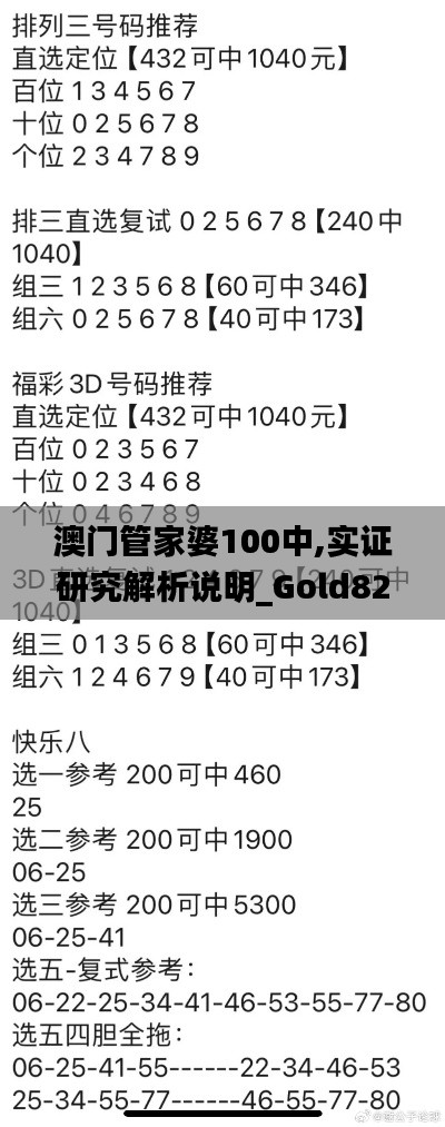 澳门管家婆100中,实证研究解析说明_Gold82.732