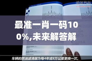 最准一肖一码100%,未来解答解析说明_C版15.840-2