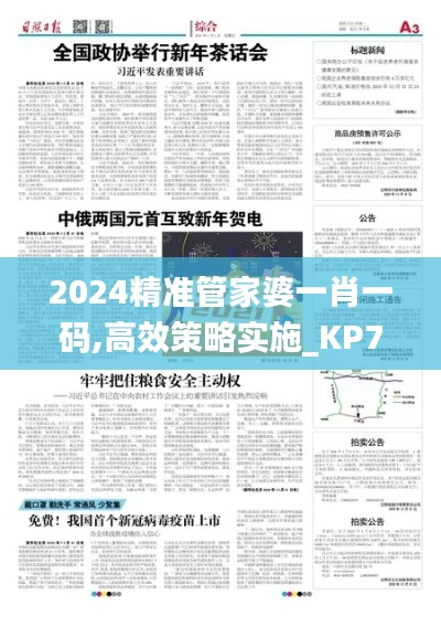 2024精准管家婆一肖一码,高效策略实施_KP70.416-3