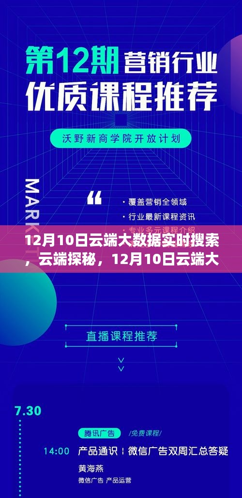 云端大数据实时搜索的魅力之旅，云端探秘在12月10日的启示